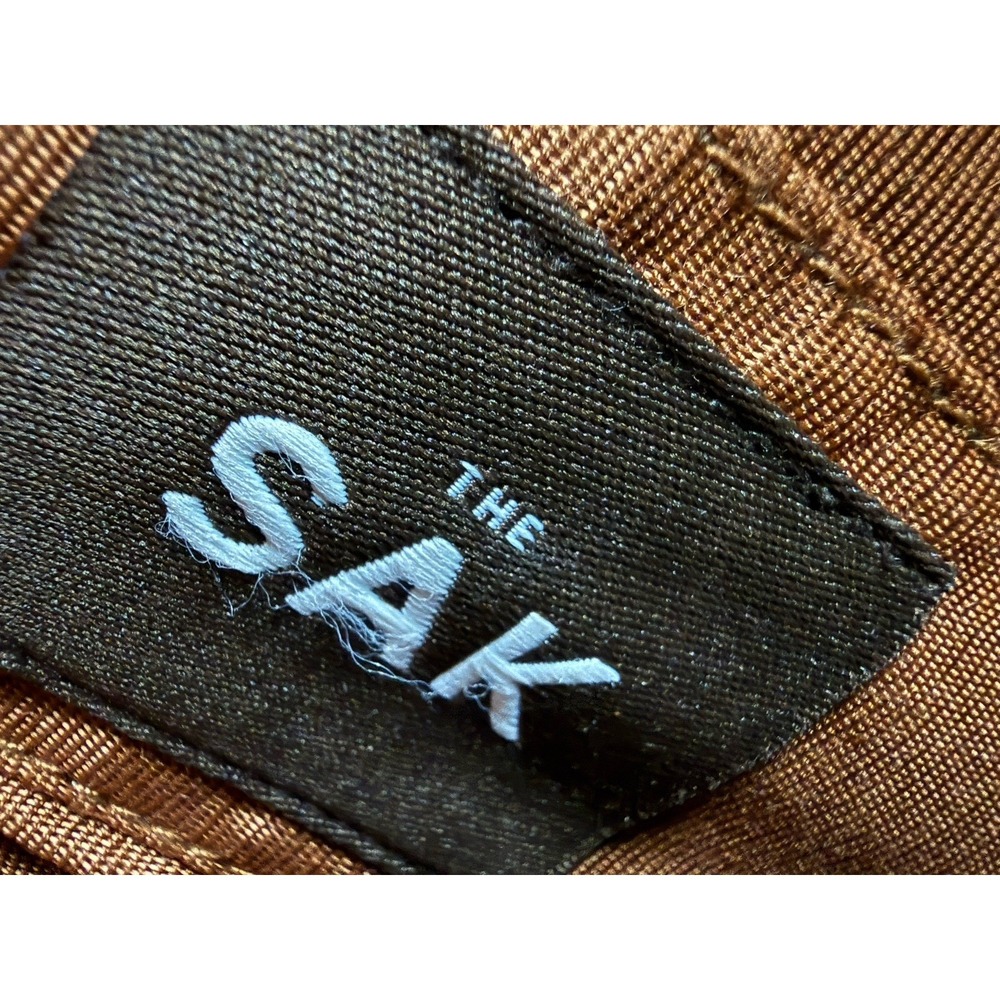 VTG Y2K 90s The Sak Woven Leather Ribbon Shoulder Bag Brown Boho Purse Hippie - Picture 10 of 13